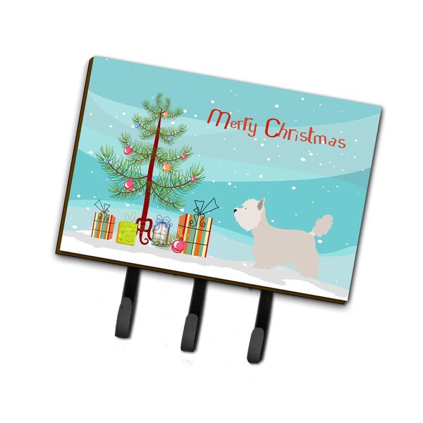 Carolines Treasures Westie Christmas Leash or Key Holder BB8480TH68 - main